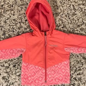 Columbia Pink 2t Zip Up Jacket💗